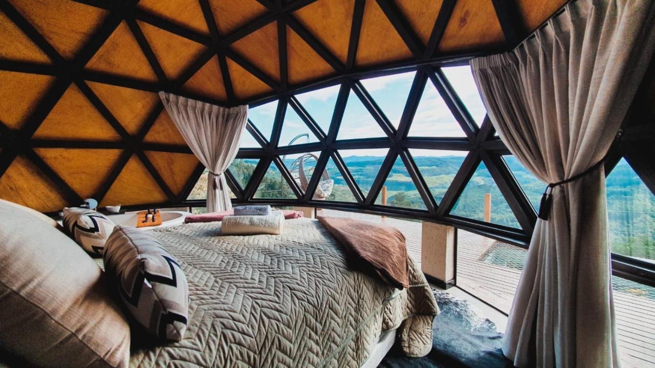 The Space - Welcome To The Sky - Domo Geodesico Villa Alfredo Wagner Exterior foto